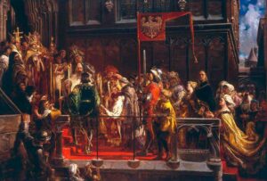 Obraz Jana Matejki Chrzest Władysława Warneńczyka