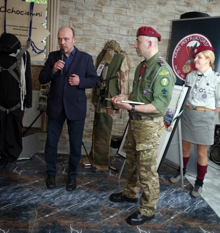 Przewodniczacy Stowarzyszenia Rodzin Cichociemnych Michal Gorski 1